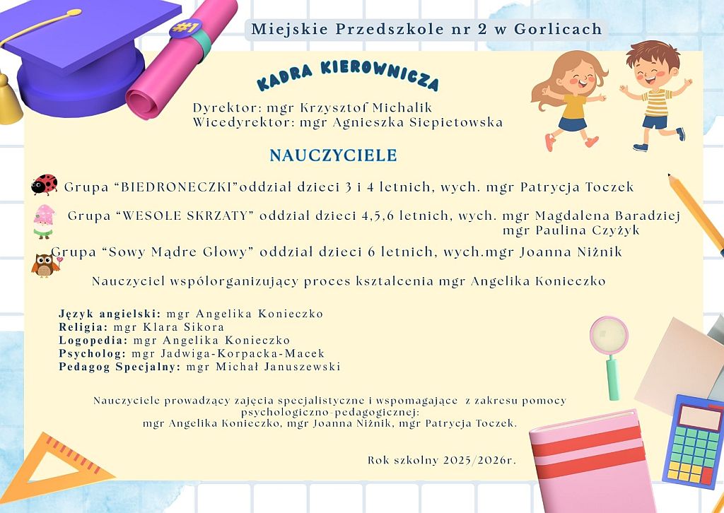 Kadra wychowawcza