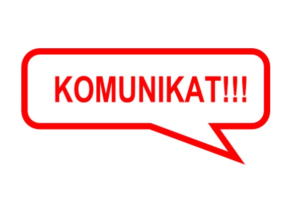 Komunikat organizacyjny